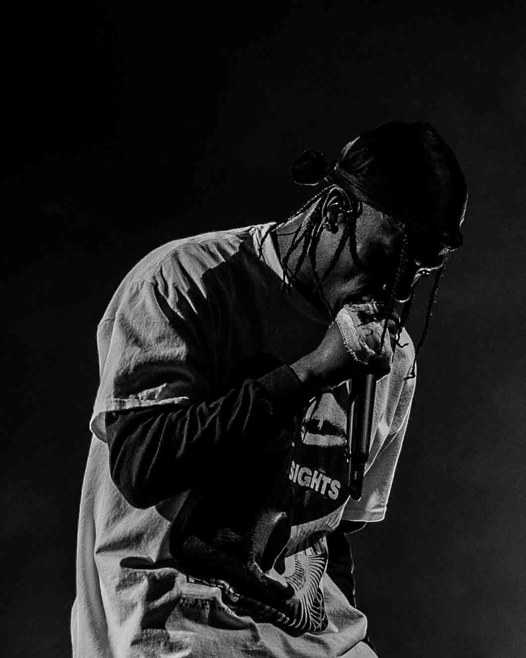 Travis Scott photographed by Fouad Khouri at a Music Festival